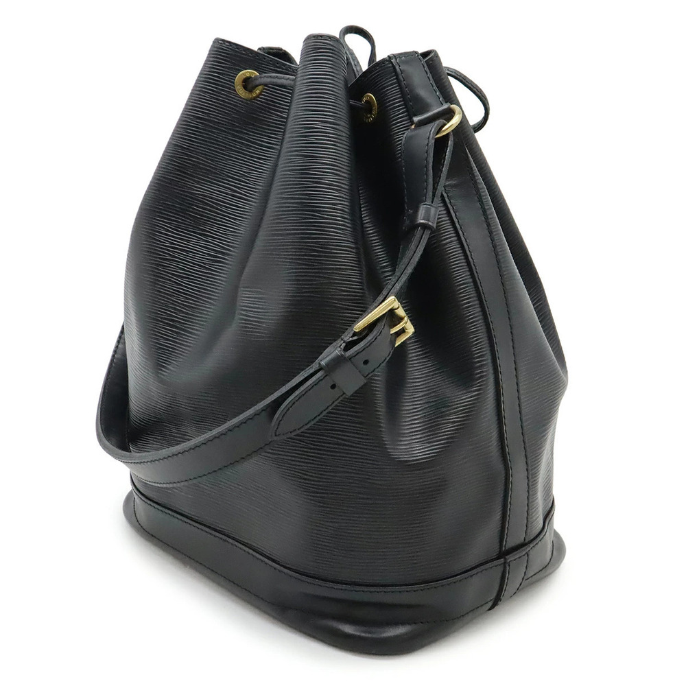 Louis Vuitton Noe Shoulder Black Epi Noir Hobo Drawstring Bag Black